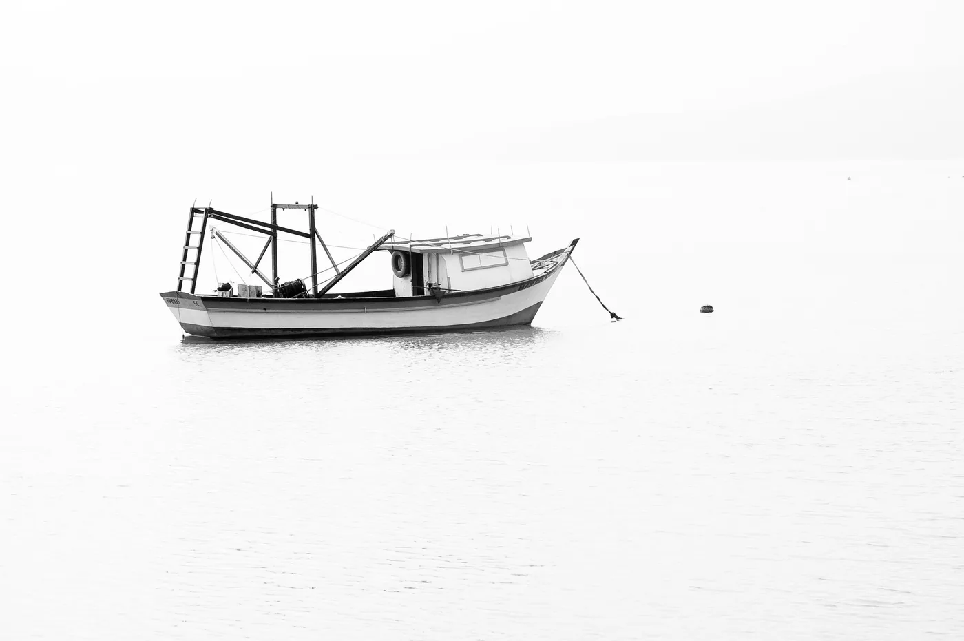 Barco de pesca em Santa Catarina